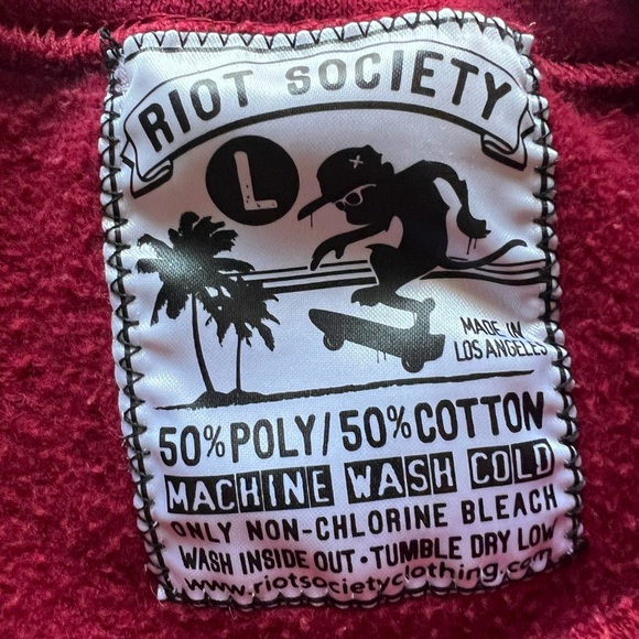 Riot Society California Graphic Sweatshirt - Picture 3 of 6